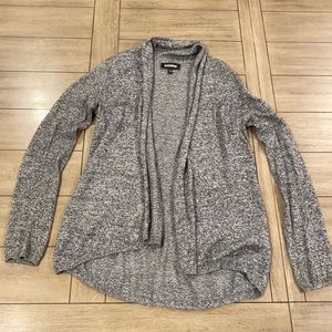 EXPRESS black and white static knit cardigan. Size XS